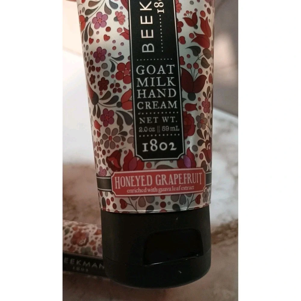 Beekman 1802 Honeyed Grapefruit Pure Goat‎ Hand Cream 2.0 oz & Lip Balm